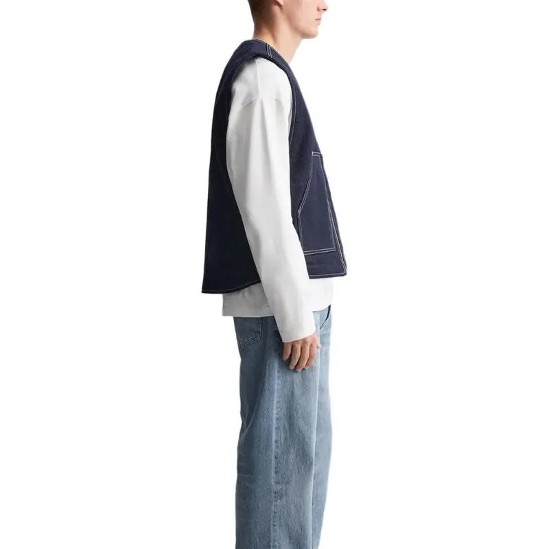 ZARA Vests Men Blue-3