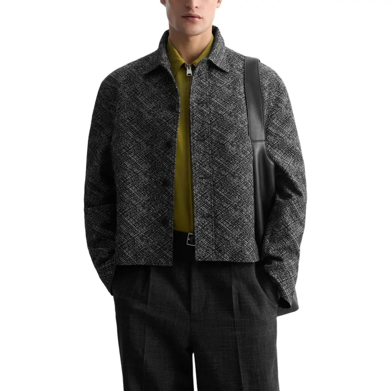 ZARA Jackets Coats Men's Black/White-3