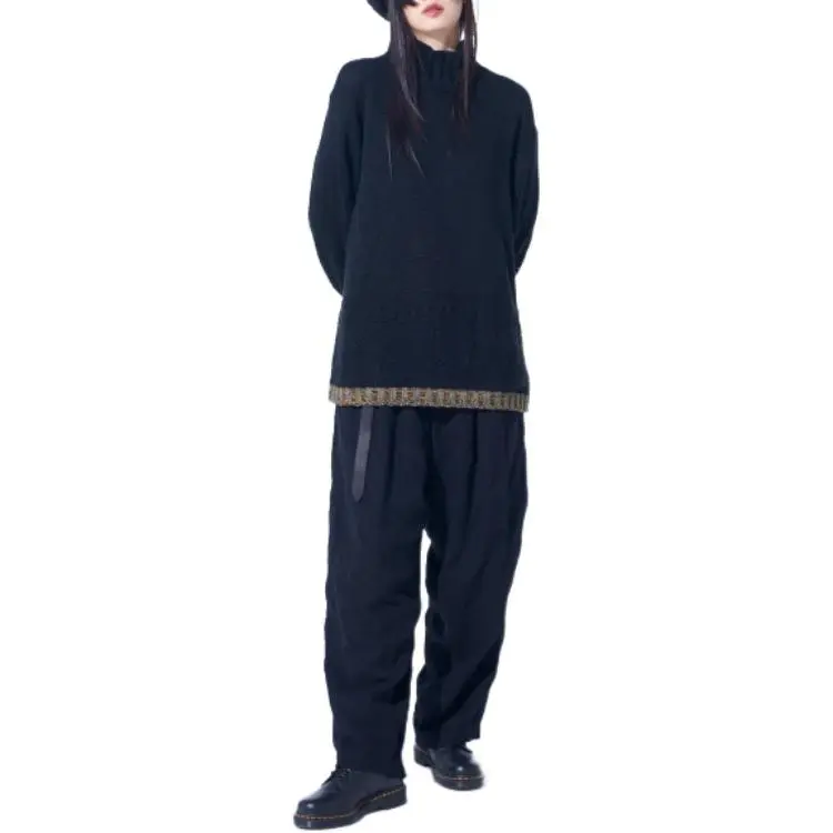 Yohji Yamamoto S'YTE FW24 Casual Pants Unisex Black-5