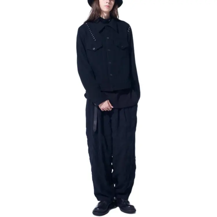 Yohji Yamamoto S'YTE FW24 Casual Pants Unisex Black-3
