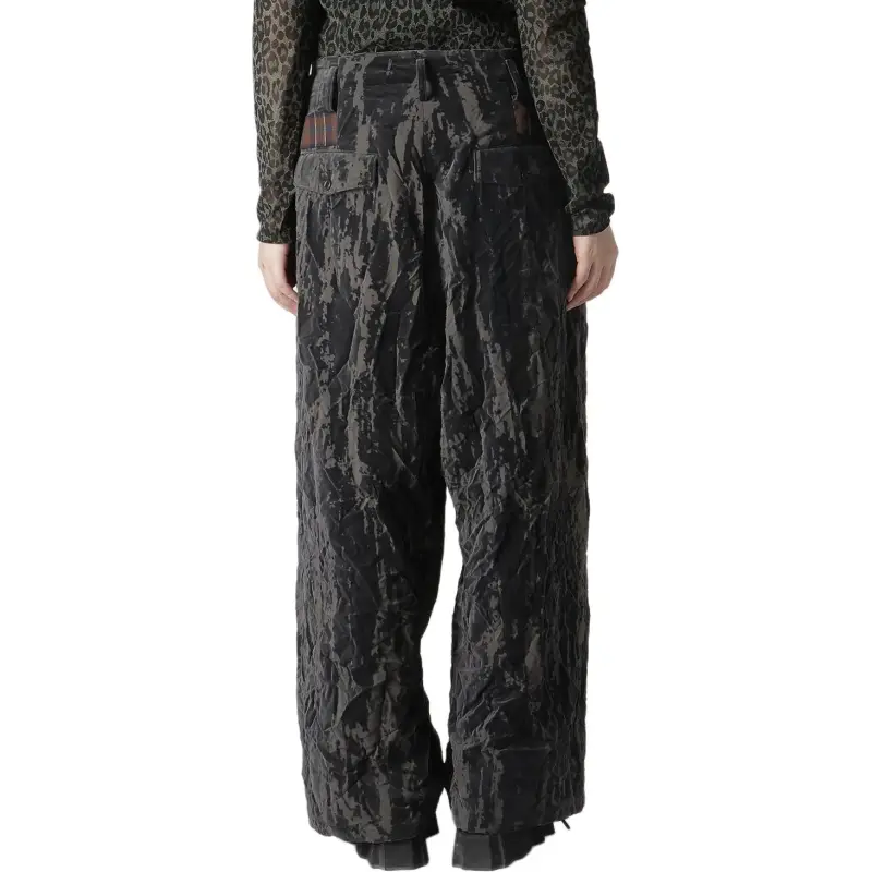 Yohji Yamamoto LIMI Feu FW24 Casual Pants Women's Gray-4