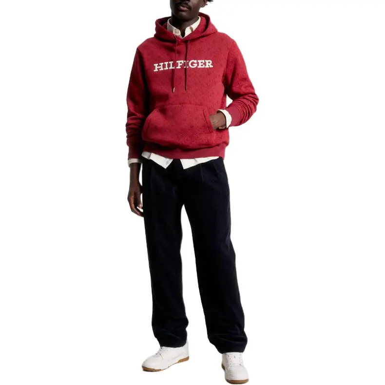 Tommy Hilfiger Sweatshirt Men's Burgundy-3