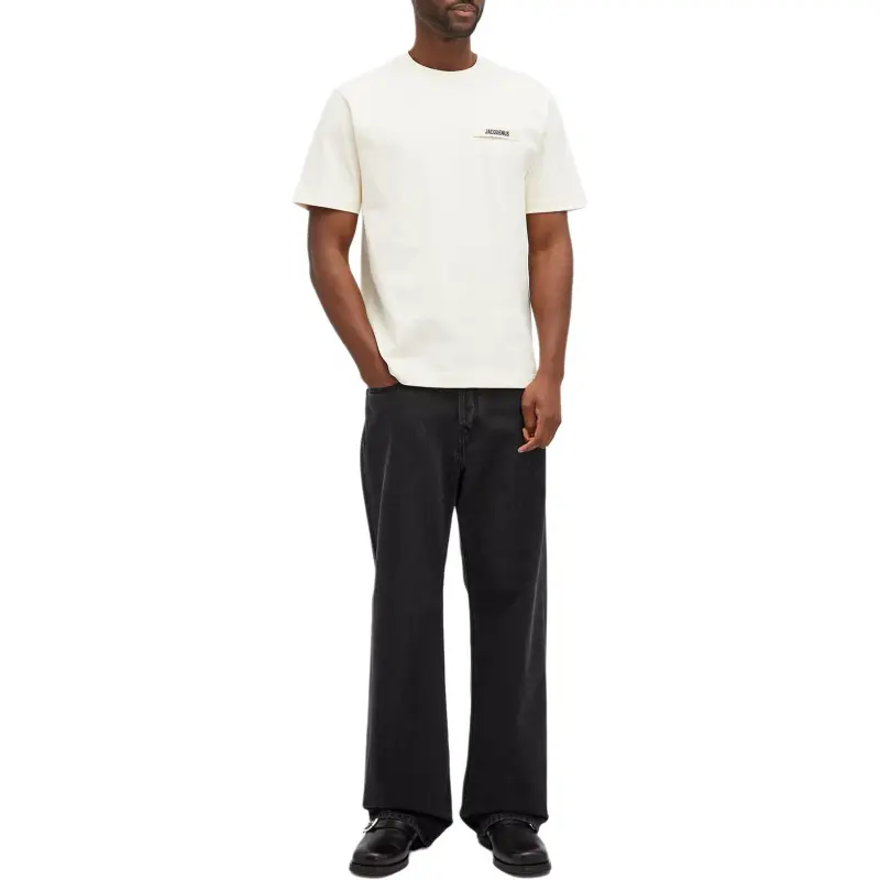 Jacquemus Logo Patch Crewneck T Shirt-2