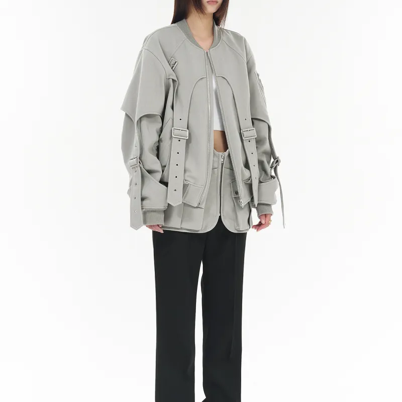 WE11DONE Jackets Unisex Gray-3
