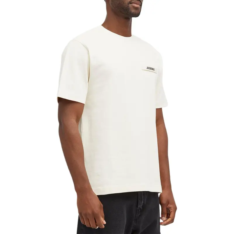 Jacquemus Logo Patch Crewneck T Shirt-3