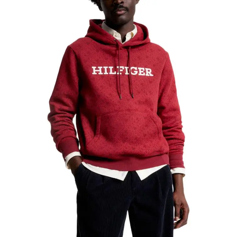 Tommy Hilfiger Sweatshirt Men's Burgundy-2