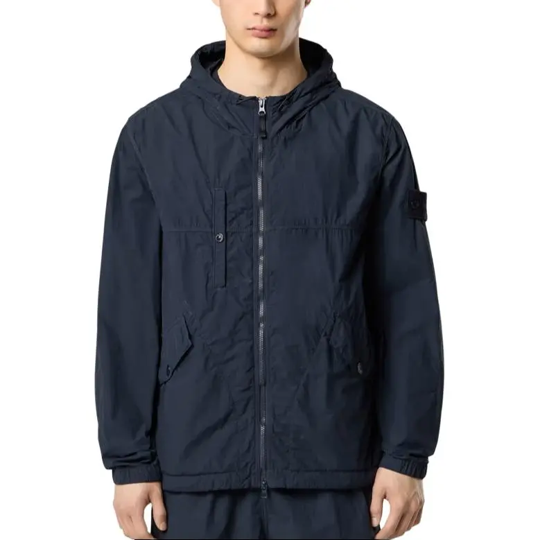 STONE ISLAND Zipped Hooded Jacket-4