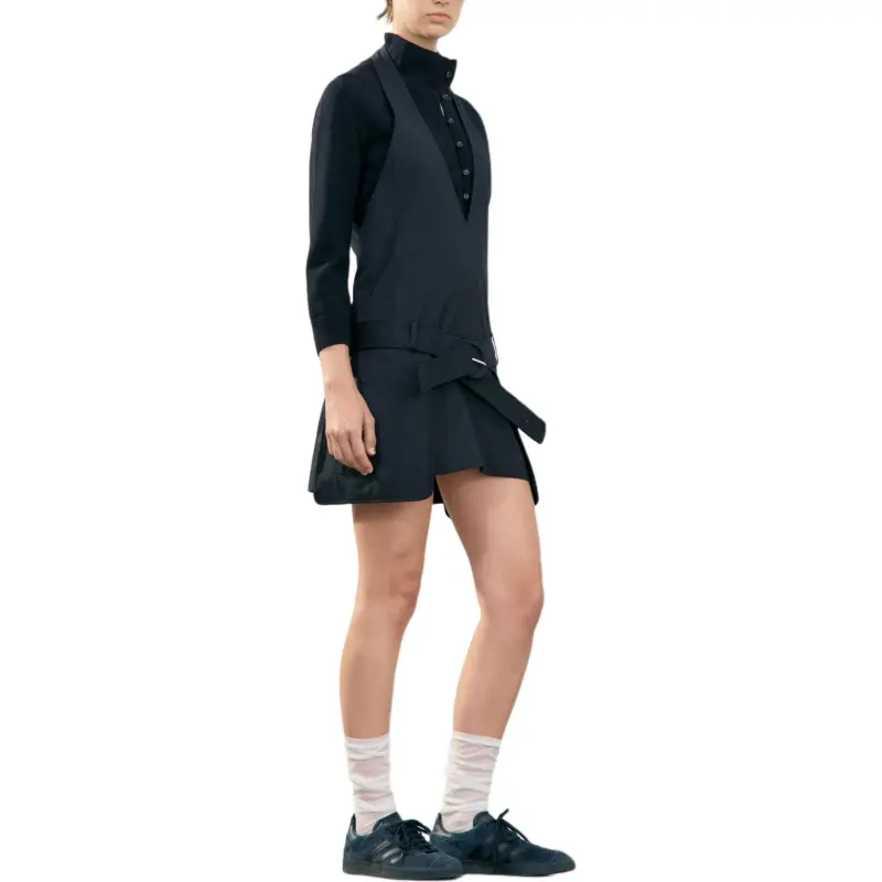LOW CLASSIC SS25 Slip Dress Women's Black-2