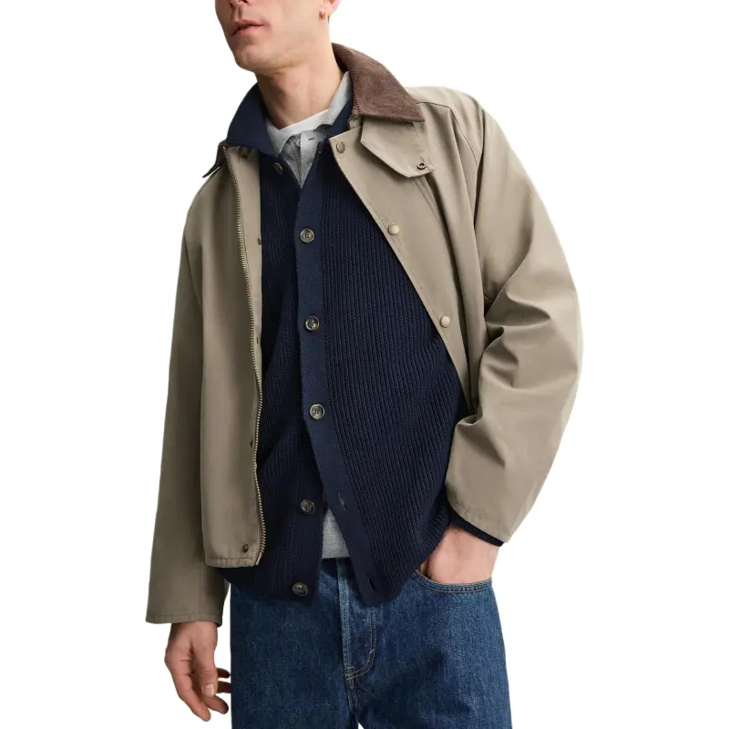 ZARA Jackets Coats Men's Light Brown Yellow-3