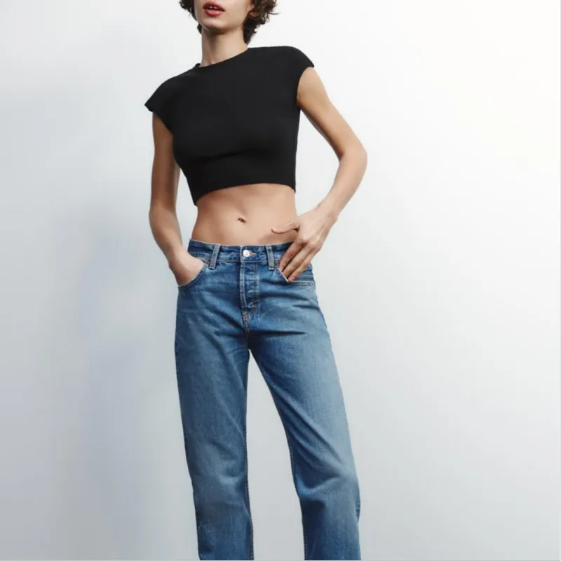 ZARA T Shirts Women's Black-3