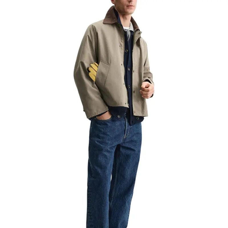 ZARA Jackets Coats Men's Light Brown Yellow-4