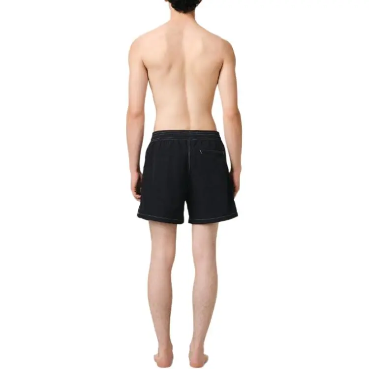 AMIPARIS Paris Logo Embroidered Swim Shorts-3