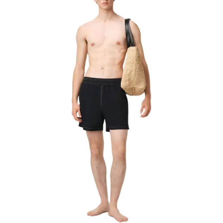 AMIPARIS Paris Logo Embroidered Swim Shorts-2