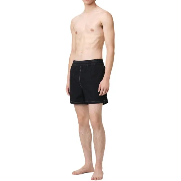 AMIPARIS Paris Logo Embroidered Swim Shorts-4