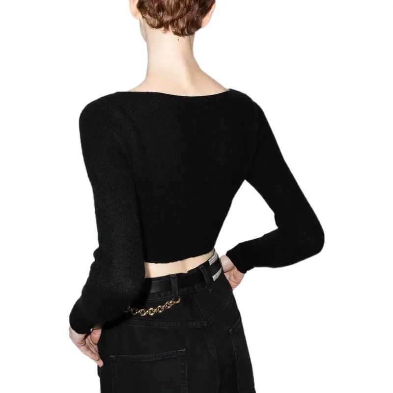 Jacquemus Crop Tops Women's Black-4