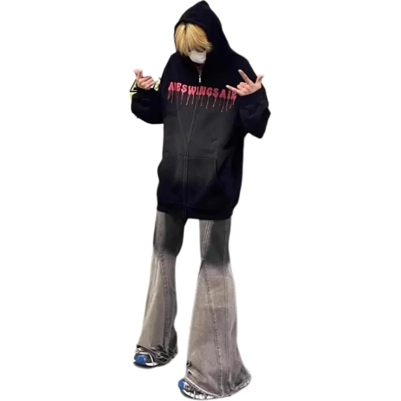 PANDA ADEVIL Jeans Unisex Black-3