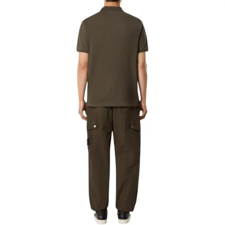 STONE ISLAND Logo patch Polo Shirt-2