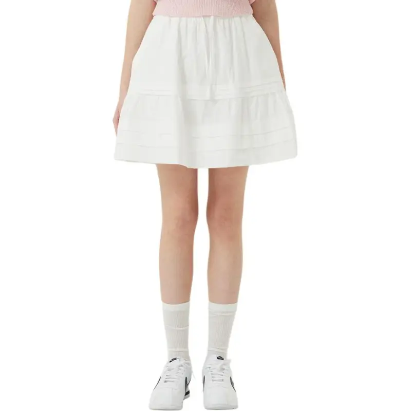 Lee Casual Short Skirts Women's White-5