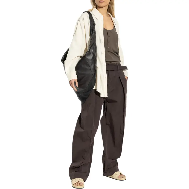 Lemaire Bias Cut Tank Top 'Walnut'-3