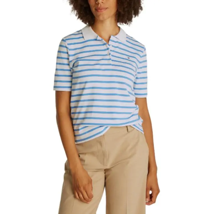 Tommy Hilfiger Polo Shirt Women's Blue-2