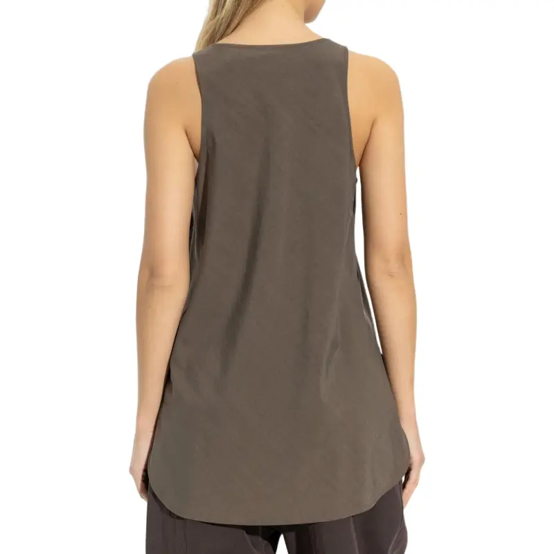 Lemaire Bias Cut Tank Top 'Walnut'-1