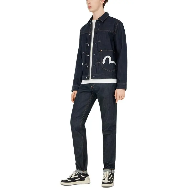 EVISU SS25 Jeans Men's Denim Blue-3