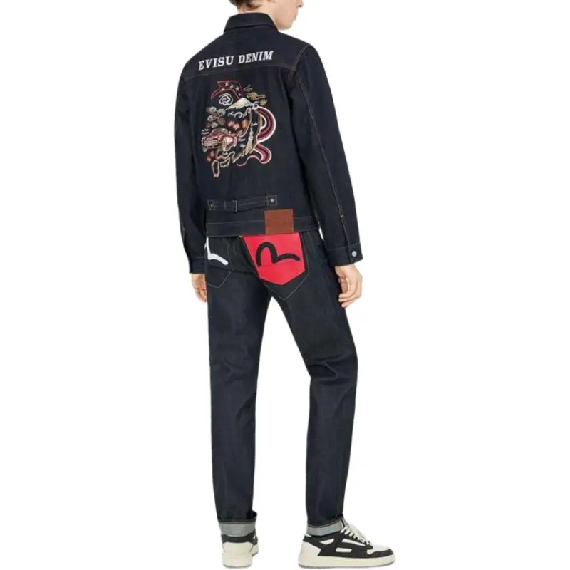 EVISU SS25 Jeans Men's Denim Blue-2