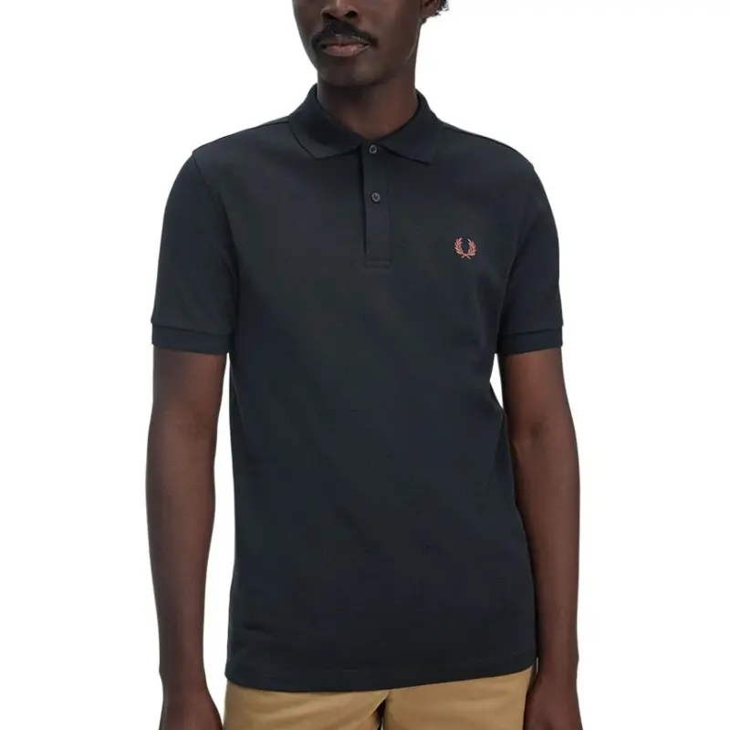 FRED PERRY Polo Shirt Men's Marine Blue-1
