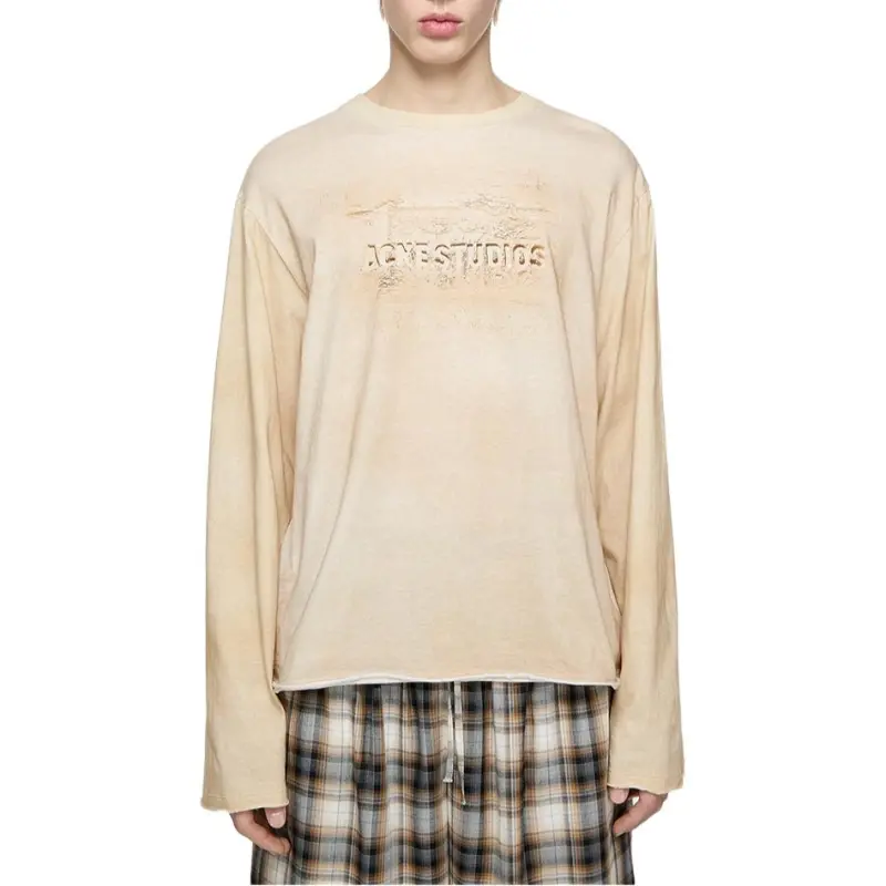 Acne Studios Long sleeve Logo T shirt-2