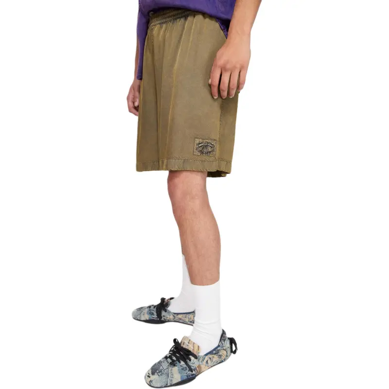 Acne Studios Logo patch Swim Shorts-2