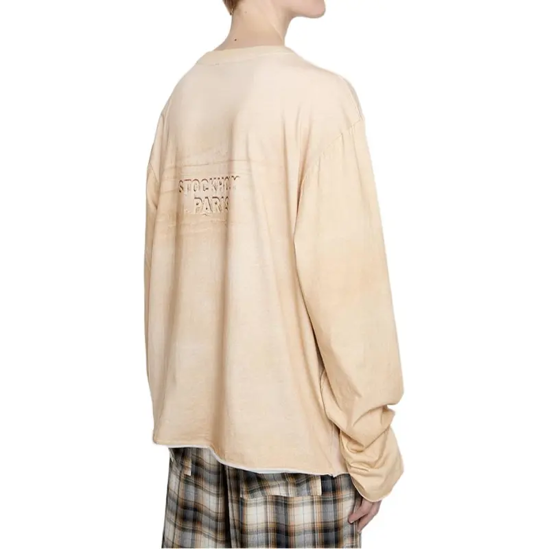 Acne Studios Long sleeve Logo T shirt-3