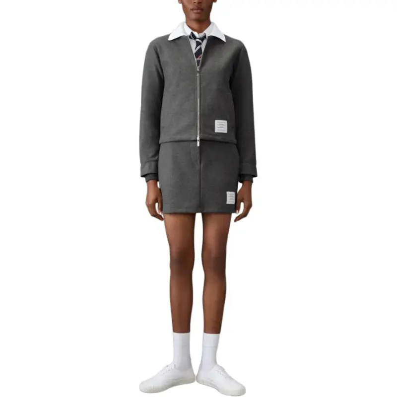 THOM BROWNE Logo patch Mini Skirt-1