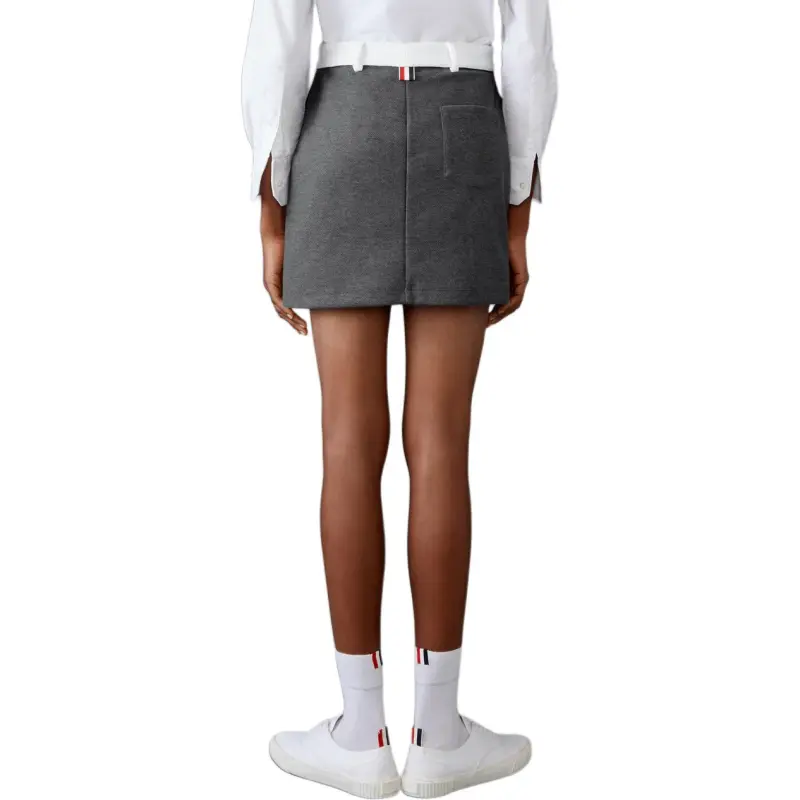 THOM BROWNE Logo patch Mini Skirt-2