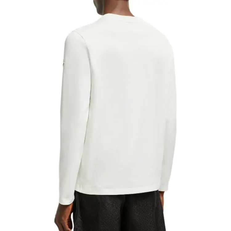 Moncler Logo Embroidered Long Sleeved T Shirt-2