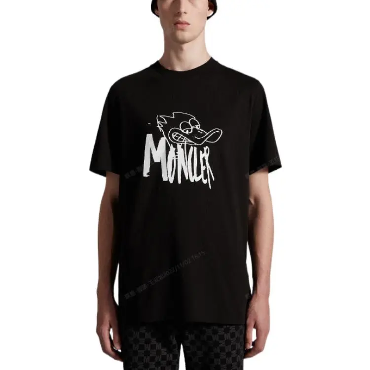 Moncler T Shirts Men Black-1
