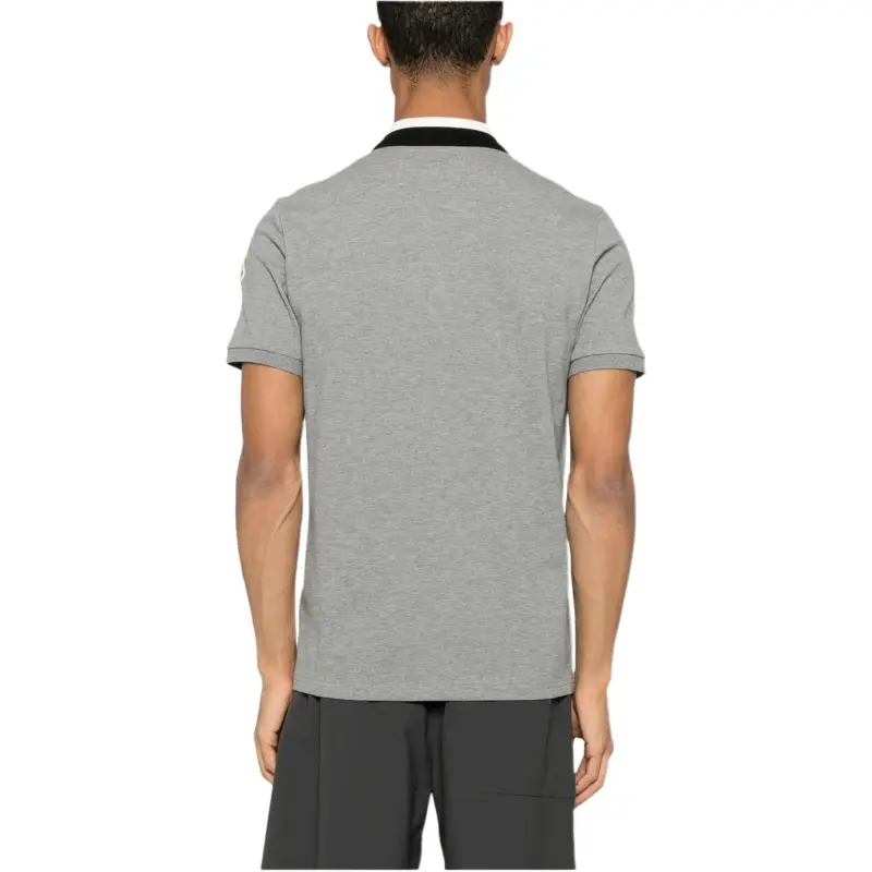Moncler Logo embroidered Piquet Polo Shirt-1