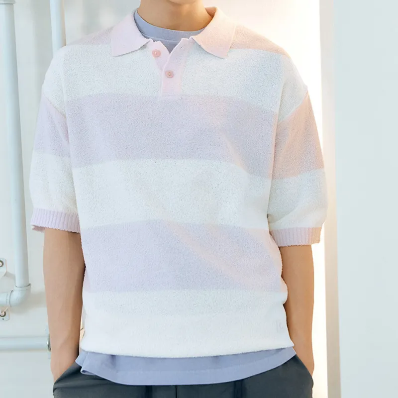 COVERNAT SS25 Polo Shirt Unisex Light Purple-3