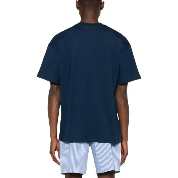 MSGM T Shirts Men Marine Blue-1