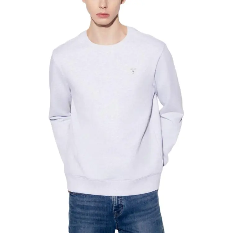 GUESS T Shirts Men Light Gray-2