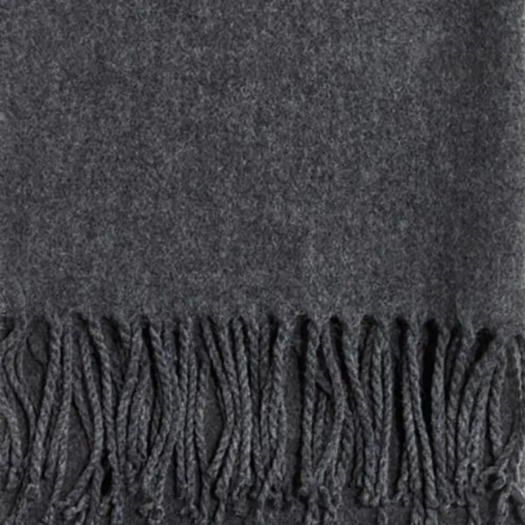 H&M Polyester Knit Scarves Women's Gray-2