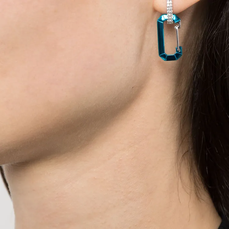 Eera 18kt White Gold Chiara Small Earring-1