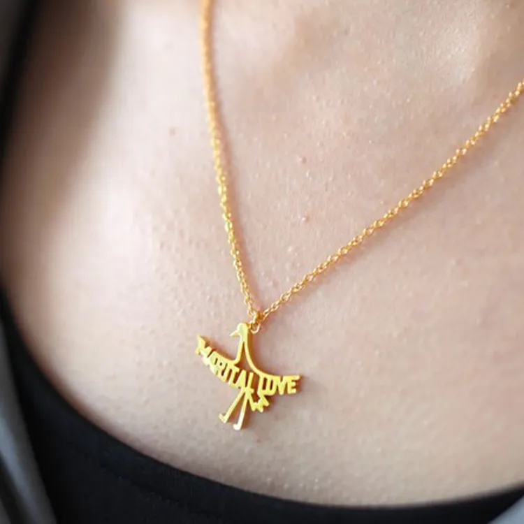 Beams Brass Gold plated Necklaces Unisex Gold-2