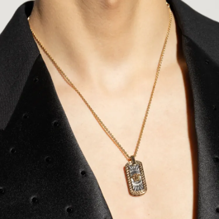 VERSACE Medusa Head Pendant Necklace-2