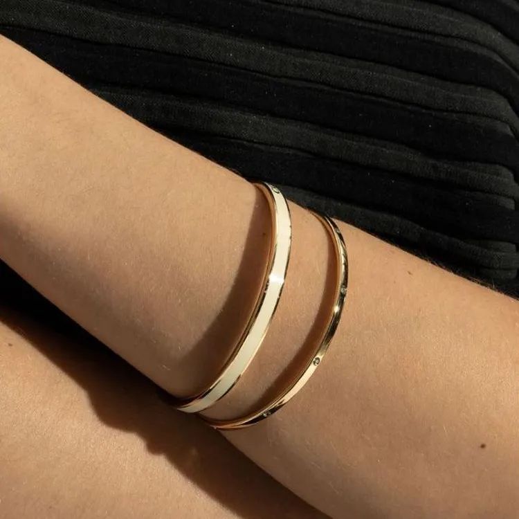 COACH Crystal embellished Bracelets Set Of Two-5