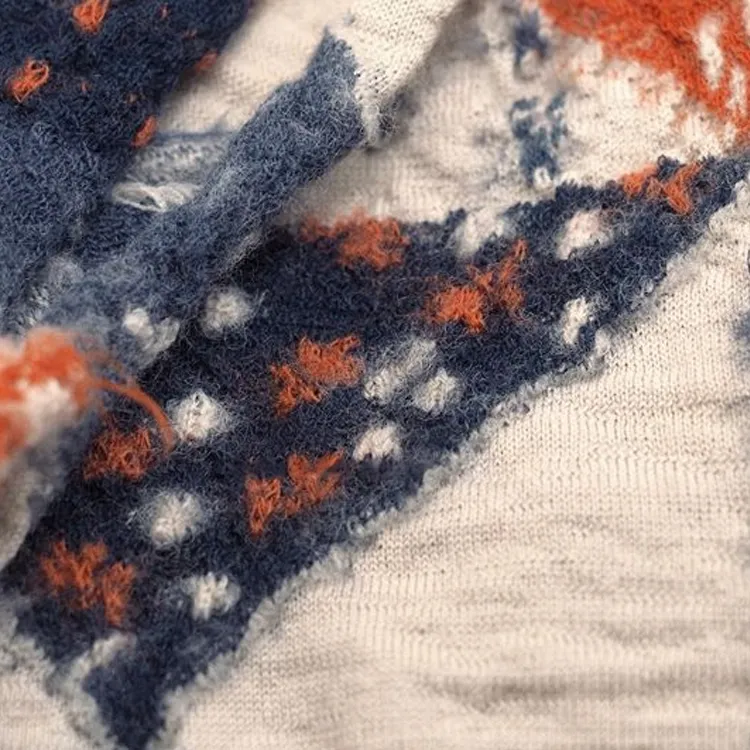 Nanamica Wool Polyester Fiber Cotton Knit Scarves Unisex Multicolor-2