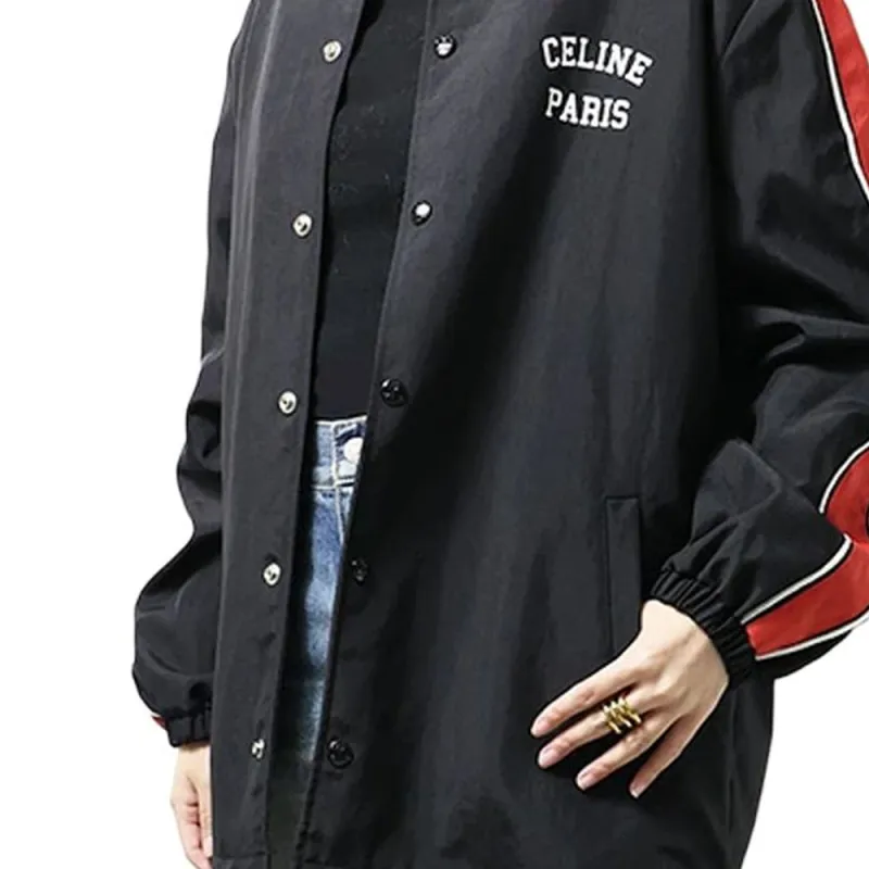 CELINE Paris Coach Jacket In Nylon Twill-3