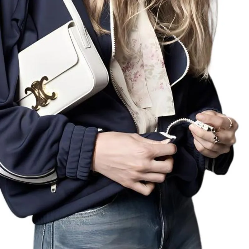 CELINE Jackets & Coats Women's Marine Blue-5
