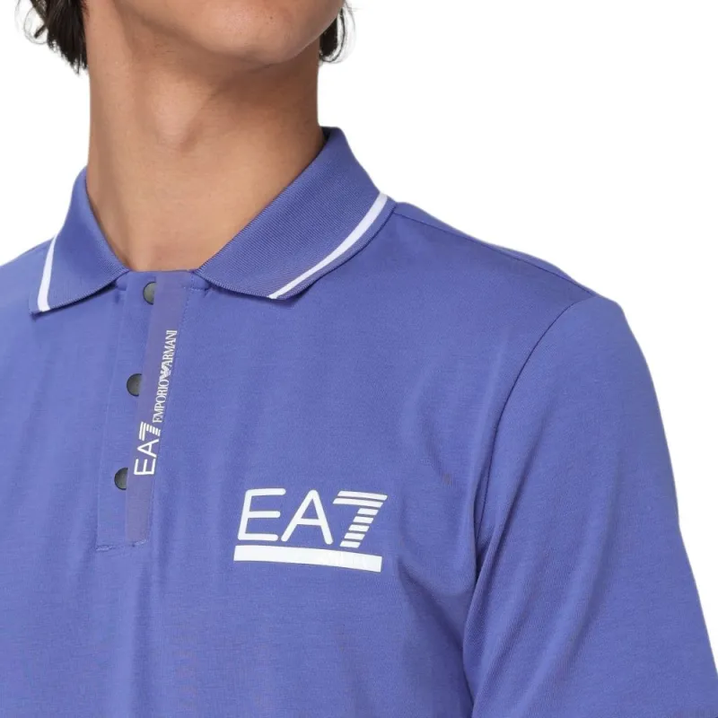 EMPORIO ARMANI EA7 Polo Shirt Men's Purple-4