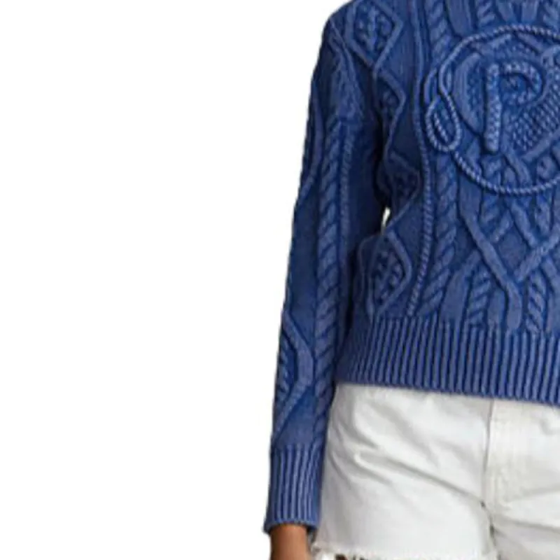 Polo Ralph Lauren SS23 Sweater Women's Marine Blue-3