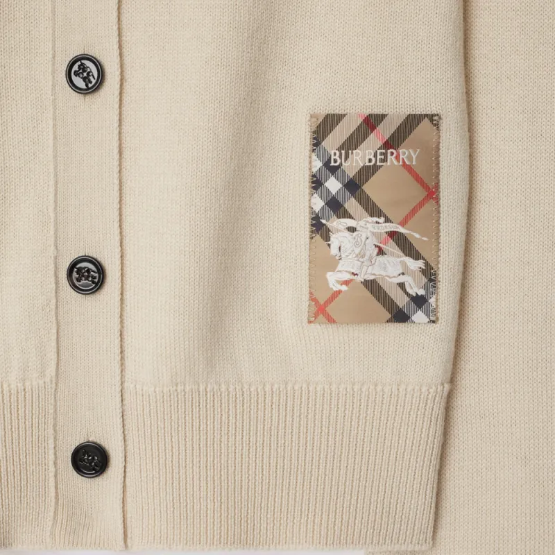 Burberry Ekd Ww Cardigan Nutmeg-4